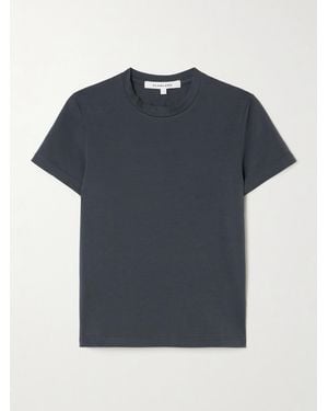 SLVRLAKE Denim Cotton-Jersey T-Shirt - Blue