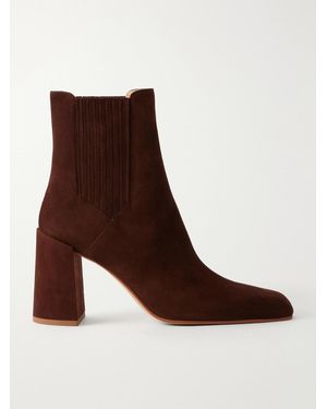 Gabriela Hearst Luke 90 Suede Ankle Boots - Brown