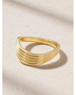 Fernando Jorge Bague En Or 18 Carats (750/1000) Stream Lines Wave - Neutre