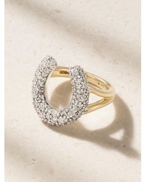 Lucy Delius 14-Karat And Diamond Ring - Natural
