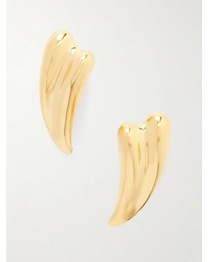 Tom Ford Liza-Tone Clip Earrings - Metallic