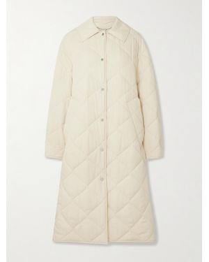 JOSEPH Penny Quilted Shell Coat - Natural