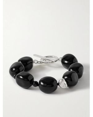 AGMES Dara Armband Aus Sterlingsilber Mit Onyxen - Schwarz