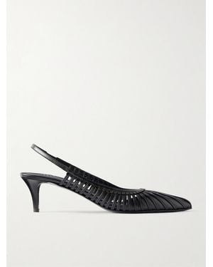 Isabel Marant Pionee Leather Slingback Court Shoes - White