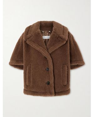 Max Mara Jacke Aus Einer Mischung Aus Alpakawolle, Kaschmir Und Seide - Braun