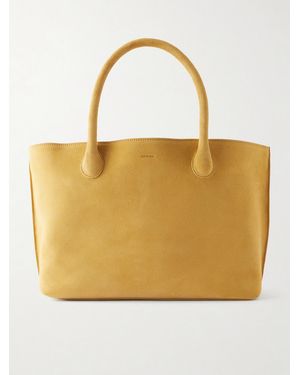 LIE STUDIO The Grace Suede Tote - Natural