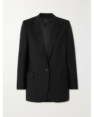 Nili Lotan Diane Single-breasted Wool Blazer - Black