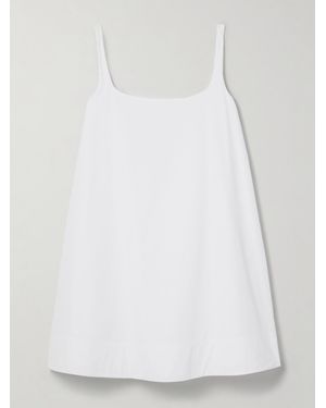 Wardrobe NYC Cotton-Poplin Mini Dress - White