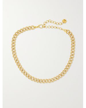 SHAY Medium 18-Karat Diamond Link Necklace - White