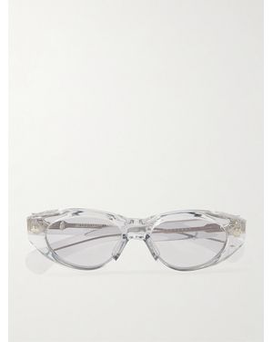 Jacques Marie Mage Krasner Cat-Eye Optical Glasses - White