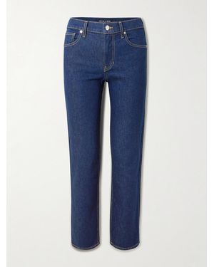 Veronica Beard Jean Droit Taille Mi-Haute Leah - Bleu