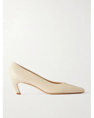 Gabriela Hearst Peggy Leather Court Shoes - Natural