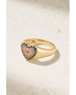 Emily P. Wheeler Bague En Or 18 Carats (750/1000) Recyclé Et Saphirs - Neutre