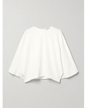 FFORME Tala Pleated Crepe Top - White