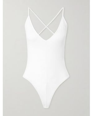 Wardrobe NYC String-Body Aus Stretch-Jersey - Weiß