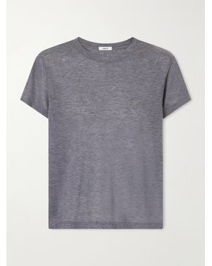 Agolde Adine Lyocell-Jersey T-Shirt - Gray