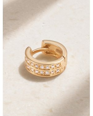 KOLOURS JEWELRY 18-Karat Diamond Single Hoop Earring - Natural