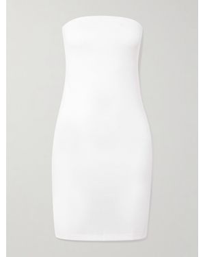 The Park Chiara Strapless Pyratex Power 3 Mini Dress - White