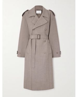 Frankie Shop Bleecker Trenchcoat Aus Webstoff - Grau