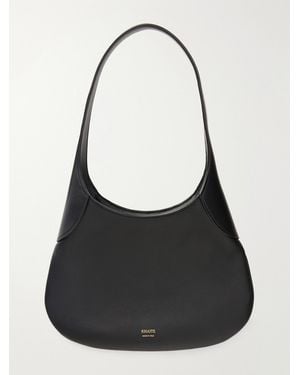 KHAITE Joan Small Leather Shoulder Bag - Black