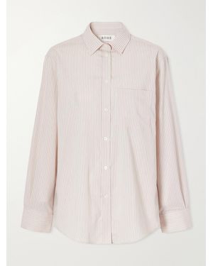 Rohe Striped Woven Shirt - White