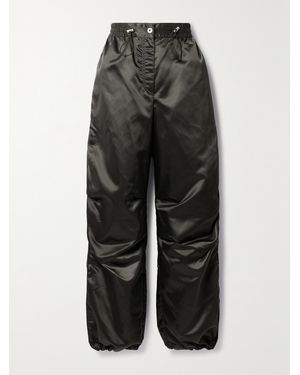 Halfboy Hose Mit Weitem Bein Aus Shell - Schwarz