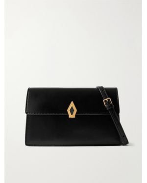 Metier Parallel 22 Small Leather Shoulder Bag - Black