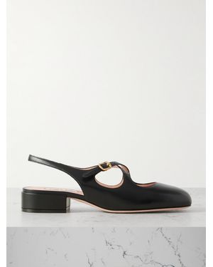 Bally Blariska Leather Slingback Pumps - Black