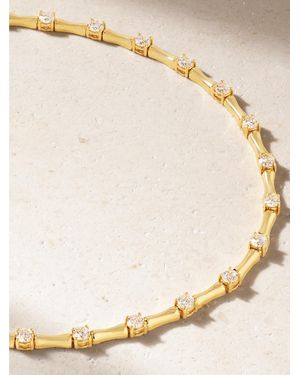 Anita Ko Bamboo 18-Karat Diamond Choker - Natural