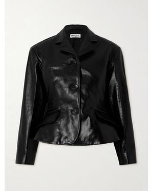 Bally Leather Jacket - Black