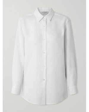 Gabriela Hearst Reyes Hemd Aus Leinen - Weiß