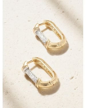 L'Atelier Nawbar Lock Size 2 Creolen Aus 2 18-Karat Mit Diamanten - Natur