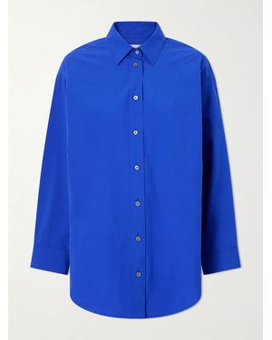 Agolde Sona Cotton-Blend Shirt - Blue