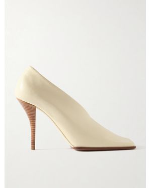 Alaïa 90 Pumps Aus Leder - Natur