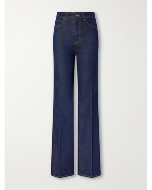 Jamie Haller The Crease High-Rise Flared Jeans - Blue