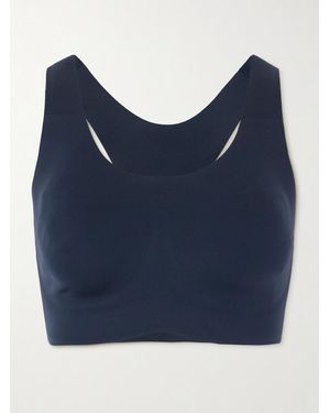 lululemon Go Further Sport-Bh Mit Cut-Out - Blau
