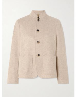 Loro Piana Mini Spagna Cashmere-Blend Jacket - Natural