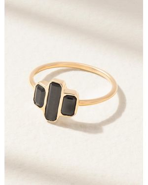 Melissa Joy Manning Cityscape Triple Ring Aus 14 Karat Mit Spinell - Natur