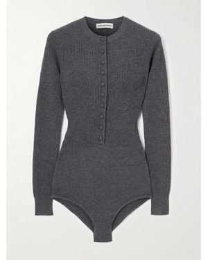 Self-Portrait Body Aus Wolle - Grau