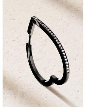 Repossi Antifer Heart Large 18-Karat Diamond Single Earring - Natural