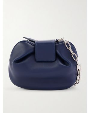 Gabriela Hearst Soft Demi Leather Clutch - Blue