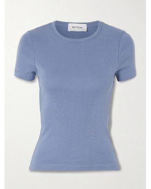 Matteau Baby Cotton-Jersey T-Shirt - Blue