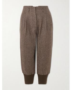 James Purdey & Sons Breeks Wool-Tweed Tapered Pants - Brown