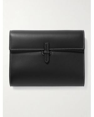 Hunting Season Leather Clutch - Black