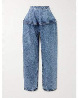 Alaïa Wide-Leg Jeans - Blue