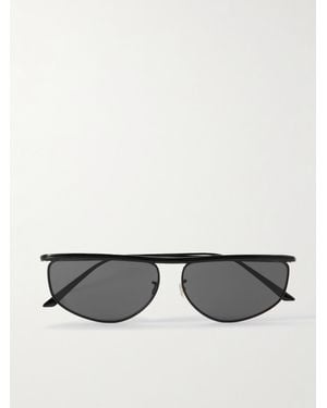 Oliver Peoples Khaite 1986 Sonnenbrille Mit D-Rahmen Aus Azetat Und Metall - Grau