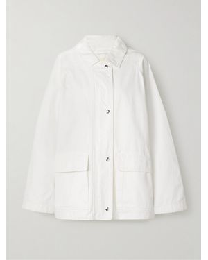 The Row Elodianna Jacke Aus Baumwoll-Canvas - Weiß