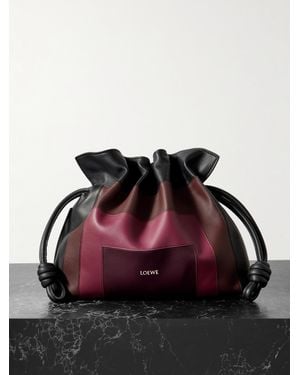 Loewe Flamenco Clutch Aus Leder - Rot