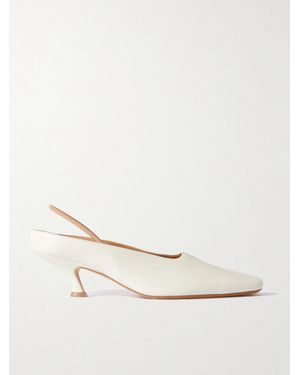 Calvin Klein Anna Wandelbare Pumps Aus Leder - Natur