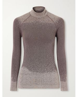 FALKE Stretch-Jersey Baselayer - Brown